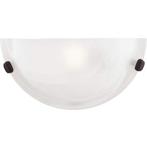 Livex Lighting 4271-07 Oasis 1-Light Bronze Wall Sconce , White