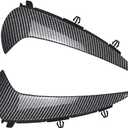 Riloer Bumper Splitter Cover, 2 PCS Car Rear Bumper Side Spoiler Canards Cover Trim, Compatible with Mercedes Benz GLC Class X254 AMG Line GLC260 2023 onwards (Carbon Fiber Look Finish)