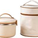 304 Stainless Steel Insulated Food Container - Thermal Soup Flask with Stackable Lunch Box Design, Leak-Proof Portable Lunch Container for Adults, Ideal for Office, Work, Home & Pi(Size:1 Tier 1000ML)