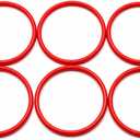 66100 RD Round Vacuum Belt, Aftermarket Replacement Belt Replaces 30563A 30563B, for Select Upright Vacuum Models, 6 Pack