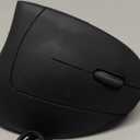 TECKNET Ergonomic Mouse, Rechargeable 2.4G+Bluetooth Vertical Mice 6 DPI Adjustable, Wireless Optical Carpal Tunnel Mouse Right Hand, Multi Device for Laptop, PC, Computer, MacBook, iPad - Black