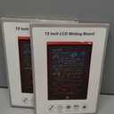 2 x LEYAOYAO LCD Writing Tablet 12Inch Kids Toys Learning Drawing Board Birthday Gifts,Toys for 3-6 Years Old Girl Boy, Drawing Pad & Tablet Toddler Educational Doodle Pad Easter Gifts for Kids (Red)