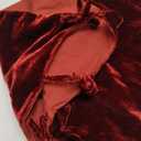 Sophia-Art Christmas Tree Skirt, Luxury Velvet Plush Skirt, Xmas Decoration Holiday Party Dcor, Soft Velvet Home Dcor Merry Christmas Party Christmas Tree Decorations (Maroon,36 Inch)