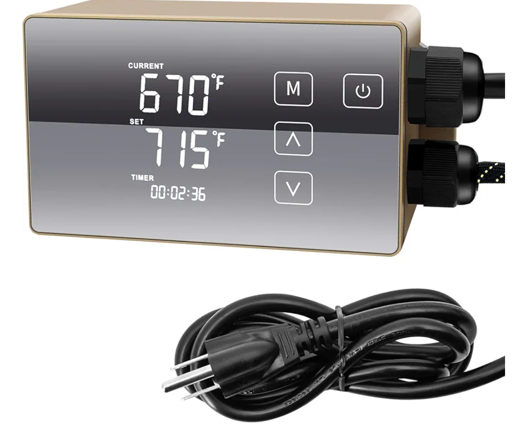 Digital LCD Temperature Controller, User-Friendly Operation, Gloden, 110V, HTHC04G-US-PID
