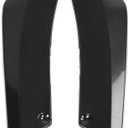 Car Body Spoiler, 1 Pair of Universal Car Modified Rear Bumper Canard Diffuser Spoiler Lip Splitter Fins (Black)