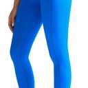 RUNNING GIRL Leggings with Pockets for Women,High Waist Athletic Yoga Pants with Tummy Control Buttery Soft (Blue, M)