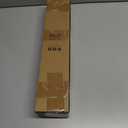 Hei!Dear 2 Pack Blackout Curtain Rod for Windows 48 to 84 inch (4-7Ft), Wrap Around Room Darkening Curtain Rods, 5/8" Samll Adjustable Modern Decorative Window rod,White