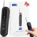 Hidden-Camera-Detectors-Gps Tracker Detector-Upgraded-Bug Detector & Camera Finder-Anti-Spy Camera Finder-Mini RF Signal Scanner-Portable Spy Device Detector For Travel, Office/Hotel/Car/Home-Black