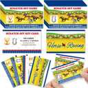 JULMELON 101 Pcs Kentucky Horse Derby Party Games Scratch Off Cards, Horse Racing Derby Scratch Off Tickets Derby Betting Cards Derby Party Fortune Games for Adults Derby Horse Race Party Supplies