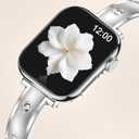 BAITEYOU Narrow Metal Band Compatible with Apple Watch Bands 38mm 40mm 41mm 42mm 44mm 45mm 46mm 49mm (Series 11 10 9 8 7 6 5 4 3 2 1 SE Ultra), Dressy Thin Stainless Steel iWatch Bands for Women