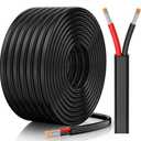 CONEPY 10 Gauge Wire, 10 AWG 2 Conductor Electrical Wire, Flexible/Oxygen-Free Tinned Copper/Stranded PVC 10/2 Cord for Automotive, Marine, LED Strips, Solar, RV, Lighting (30FT)