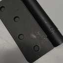 Self Closing Door Hinge 4 inch Matte Black Auto Close Hinges Adjustable 4 x 4 Inch Spring Hinges Door Closer Hinge 1/4" Radius Corner Commercial Auto Self-Closing Hinge UL Listed, 2 Pieces