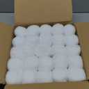 Supoice 50 Pack Snow Balls for Kids 3 Inch Large Snow Fight Balls Christmas & Winter Holiday Realistic Fake Snow Toys for Indoor, Outdoor Snow Fight, Toss Game