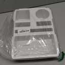 Top Cup Holder Tray for Bogg Bag Large, Waterproof ABS Drink Holder Fit for Stanley Cup - Organizer & Topper Tray Accessories for Bogg Bag (White)