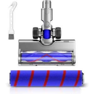 Vacuum Head Replacement Compatible with Dyson V6 Cordless Vacuum Cleaner. This motorhead part is designed for hardwood floor attachments. The accessory pack includes 1 motorhead and 2 roller brushes.