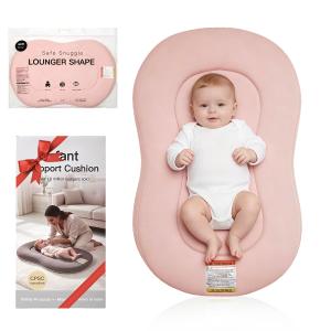 Baby Lounger Curve for Newborn 0-12 Months, Infant Snuggle Lounger Support