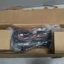 LIGBT 2Pcs 21 Inch 204W Slim LED Light Bar 4PCS LED Pods 4Inch 60W Spot Flood Combo with 2 Wiring Harness