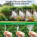 Bluepro Drip Irrigation System 200FT 1/4", 2026-Upgrade Garden Sprinkler Kit with 32PCS 360° Adjustable Copper Nozzles, Automatic Misting Watering System for Raised Beds, Greenhouse, Lawn, Patio, Yard