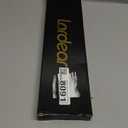 Lordear Shower Extension Arm Solid Brushed Nickel T304 Stainless Steel 17 Inch Extension Shower Arm with Flange Shower Head Pipe For Rain Shower Heads