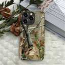 Case for iPhone 16 Pro Max, Hybrid 2-Layer Case, Shockproof Military-Grade Protection Durable Anti-Scratch Phone Case for Woman Man Boy Girl, Real Jungle Camo