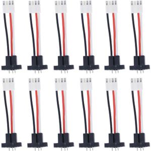 First Alert BRK ADK-12 Smoke Alarm Adapter Plug For Kidde Hardwire Smoke Alarms, Pack Of 12, White/Black (No Size)