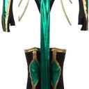 CosplayDiy Women's Suit for Game MK X Jade Cosplay Costume (Medium)