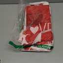 Artoid Mode Red Heart Love Valentine's Kitchen Towels Dish Towels, 18x26 Inch Farmhouse Anniversary Wedding Decoration Hand Towels Set of 4