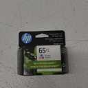 HP 65XL Tri-color High-yield Ink Cartridge for HP Printers | Works with Printer Series: AMP 100, DeskJet 2600, 3700; ENVY 5000 | Eligible for Instant Ink | N9K03AN