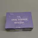 50 Pcs 1ml Syringes with Caps Oral Dispenser Individually Sterile Warpped for Medicine Dropper, Colostrum Collect Feeding Pets, Liquid