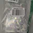 Christmas Tree Decorations Crystal Ornaments  18pcs Iridescent Christmas Ornaments Acrylic Snowflakes Icicle Drop Crystal Hanging Ornaments for Xmas Tree Winter Holiday Frozen Party Decorations