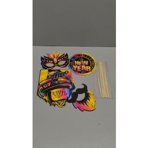 KatchOn, New Years Photo Booth Props 2026 - Pack of 30 | Neon New Years Eve Photo Booth Props for Happy New Years Decorations 2026 | New Years Eve Party Supplies 2026 | NYE Decorations 2026