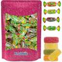 2pk Fruidles Soft Fruit Gummy Candy, Party Favor, With Delicious Assorted Colors & Fruit Flavors (Half-Pound) (EXP 11/30/27)