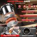 [3-IN-1] Pressure Cooker 12 Quart, 18/8 Stainless Steel Pressure Canner
