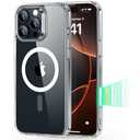 ESR for iPhone 16 Pro Max Case, Camera Control, Compatible with MagSafe, Shockproof Military-Grade Protection, Magnetic Phone Case for iPhone 16 Pro Max, Classic Hybrid Case (HaloLock), Clear