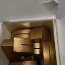 24 Pcs Gold Table Number Holders Place Card Wooden Indoor Lightweight Wedding Table Name Holder Semicircular Design Stands Office Tag Photo Menu Clips Banquet Birthday Party Restaurant