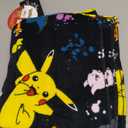 Pokemon Bath Towels 100% Cotton Towels Kids Teens Beach Pool Shower Travel Essentials (Black/Multi, 6-9 Years)