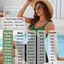 Hanna Nikole Womens Plus Size Swim Dress Swimsuit One Piece Tummy Control Bathing Suit Flowy Body Shaping Swimwear 24W