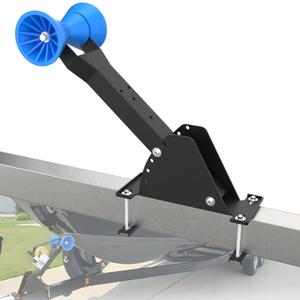 Adjustable Winch Stand with Roller, Boat Winch Mount/Boat Trailer Winch Stand for 3" to 4" W x 4" H Trailer Tongue, Boat Trailer Winch Post/Boat Winch Stand, No Winch