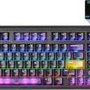 AJAZZ AK980 V2 Pro Wireless Mechanical Keyboard,Tri-Mode Gaming Keyboard