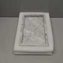 Sumnacon Bathroom Napkin Holder Countertop Stylish Napkin Holders for Paper Napkins Hand Towels Bathrooms Guest Towel Holder Marble Flat Napkin Holder for Vanity Back of Toilet Dining Table Kitchen (Gray)