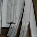 Putros Metal Arch Stand White Wedding Chiara Backdrop Stand Set of 3 (7.2FT,6.6FT,6FT) Square Arched Frame for Birthday Party Decoration White