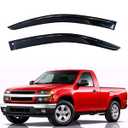 KPY Rain Guards Fit for 2004-2012 Chevrolet/Chevy Colorado Regular Cab, Out-Channel Window Visors Vent Wind Deflectors 2PC, Truck Accessories for 2004-2012 GMC Canyon Standard Cab (Single Cab Only)