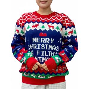 Ugly Christmas Sweater - Ugly Knitted Sweaters - Gifts for Christmas (X-Large)