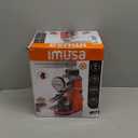 Imusa 4 Cup Epic Electric Espresso/Cappuccino Maker (Cafe Cubano, Cortadito, Colada, Cafe con Leche), Red
