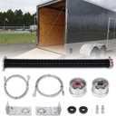 TSAP780 Ramp Door Spring Kit for 7' Wide Cargo Trailer - 80 lb Torsion Spring Repair Assembly with Cables and Drums - Replacement Rear Ramp Door Assist System for Cargo Enclosed Trailers