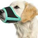 HEELE Dog Muzzle,Soft Nylon Muzzle Anti Biting Barking Chewing,Air Mesh Breathable Drinkable Adjustable Loop Pets Muzzle for Small dog