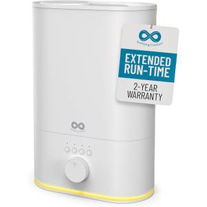 Upgraded Quiet Humidifier Large Room  Extended Run Time, Top Fill Humidifiers for Bedroom, Easy to Clean, Aromatherapy Compatible by Everlasting Comfort