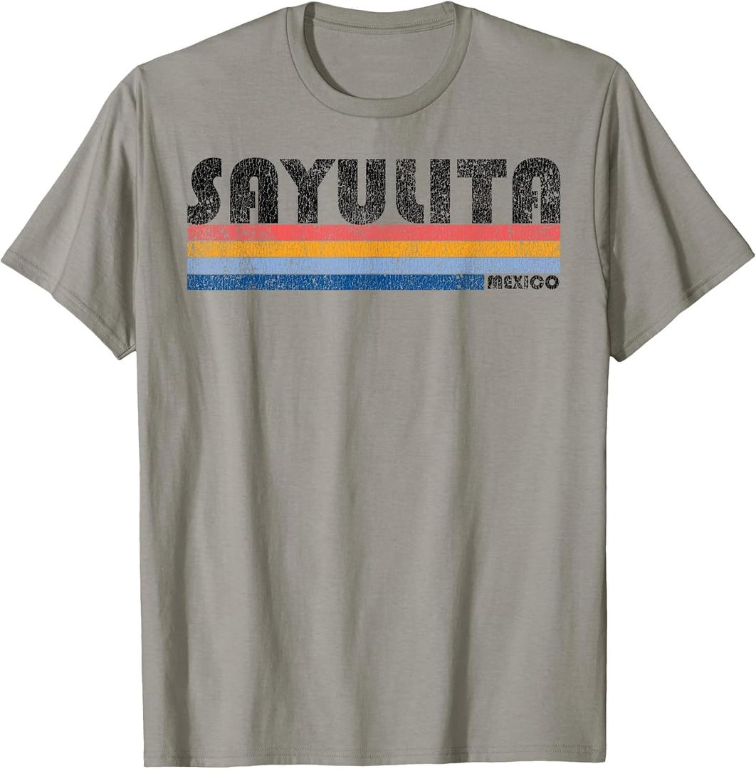 Vintage 1980s Style Sayulita Mexico T-Shirt T-Shirt, Size L
