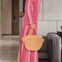 YouSexy Women's Sexy Swimsuit Crochet Maxi Dress Long Sleeve Long Beach Cover Up Dress (XL)