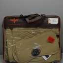 LINGVIDO Car Seat Covers for Front Seats (2 Seats) - Premium Perforated Nappa Leather,Waterproof Shield, Omni-Adapt Fit for SUVs Sedans, Ideal for Rideshare & Pets (Beige)